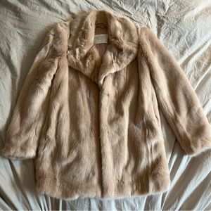 Zara Faux Fur Coat